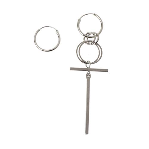 angwang Brincos, 12 pares de brincos de aço de titânio Kpop coreano moda cruz conjunto de brincos de