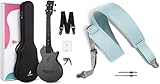 Enya Concert Ukulele Nova U 23’’ Carbon Fiber Travel Ukulele with Beginner Kit includes online lessons & enya Magnetic Strap