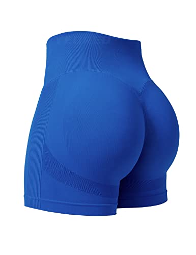Image of YEOREO Professional Women Workout Shorts 3.6 inch Scrunch Shorts Seamless High Waisted Contour Gym Yoga Biker Shorts
