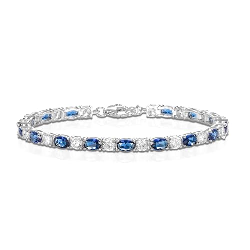 Bracelet tennis femme en argent 925 avec zircons colorés