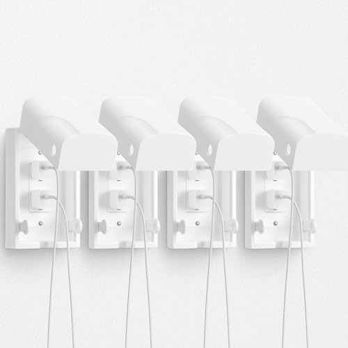 Image of Bates- Baby Safety Outlet Cover Box, 4 Pack, White, Outlet Covers Baby Proofing, Plug Covers for Electrical Outlets