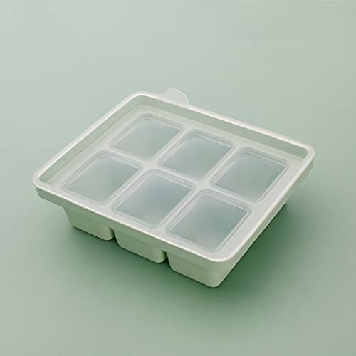 Molde grande de silicona para hielo con tapa 4/6 celdas miniatura 5