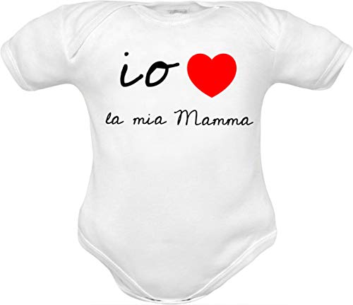 Body para bebé maga corta mamá, Frase...