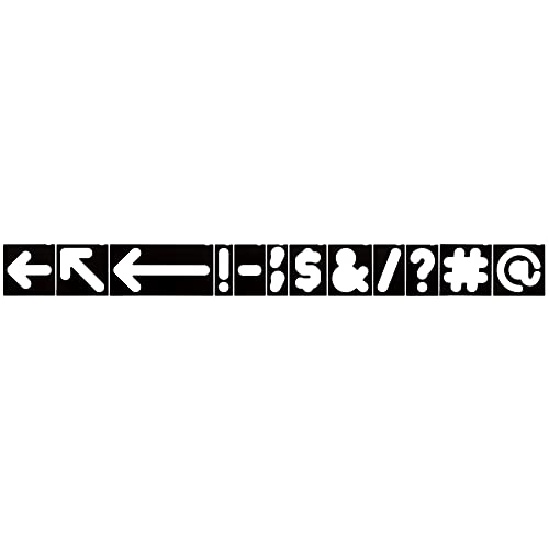 Milescraft 2207 1.5in. & 2.5in. Arrow and Symbol Templates for Sign PRO & Sign Crafter Jig- Rout Custom Wood Signs with Additional Symbols - Image 2