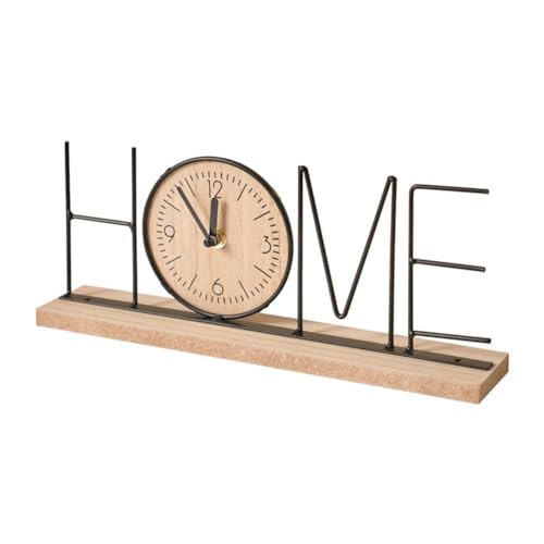 Tuesoa Mueble de TV Piezas de Decoración Hogar Salón Dormitorio Oficina Escritorio Reloj Decoración HOGAR