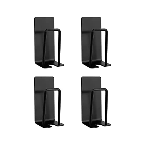 Lot de 4 porte-brosse à dents en acier inoxydable,Support mural,Adhésif puissant,En acier inoxydable de qualité supérieure,Accessoire de salle de bain,Sans perçage,Support pour tête de brosse à dents Cover