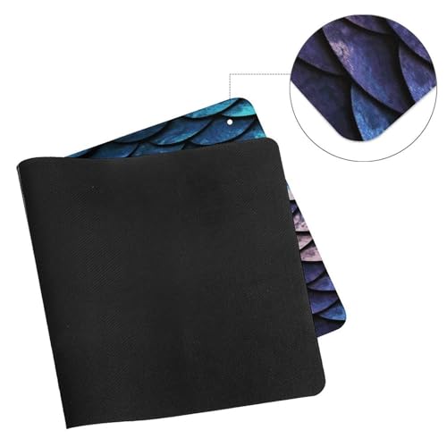 Pad para mouse grande en caucho con diseño escamas dragón miniatura 7