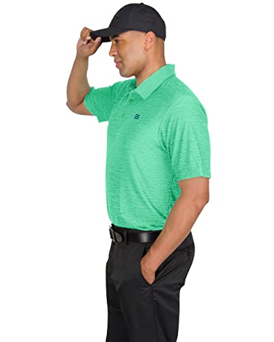 Image of Three Sixty Six Golf Shirts for Men - Dry Fit Short-Sleeve Polo, Athletic Casual Collared T-Shirt
