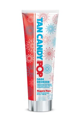 Tan Candy Color Pop Dark Bronzer w/Sugarcane Cherry & Blueberry Extract 8oz