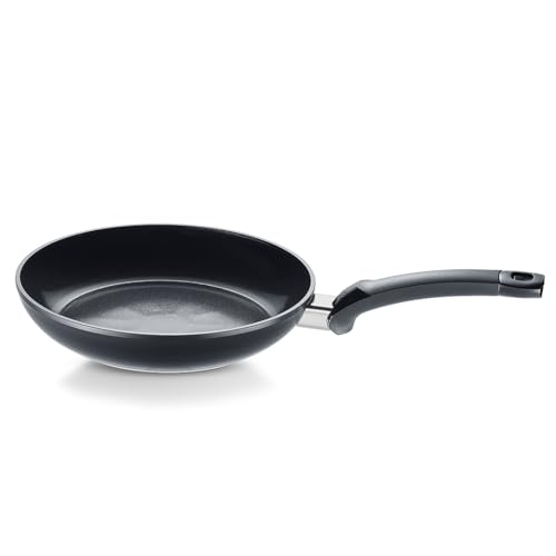 Fissler Ceratal Classic Ceramic Sartén antiadherente de 9.5 pulgadas, color negro órbita, fabricada sin PFAS