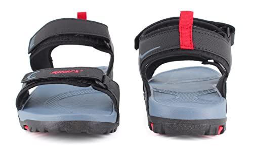 Image of Sparx Men's Sandal, Black Bluish Grey, 6 UK