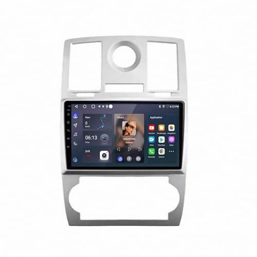 Radio de coche Bluetooth para Chrysler 300C con pantalla táctil Carplay y cámara trasera integrada