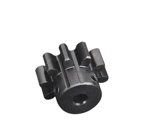 Bevel Gear Pinion Hardware Mechanical 1pcs 2.5 Die Step Gear 10 Teeth Bore 6mm 2.5M Steel Metal Motor Cam Gear Spur Gear High Frequency Blackening with Step Gear