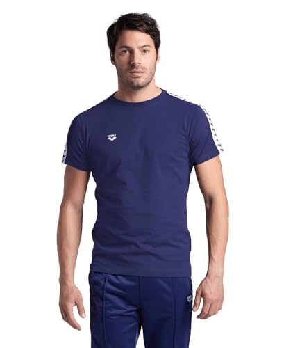 T-Shirt d'équipe Arena Marine et Blanc en Taille XL pour Homme