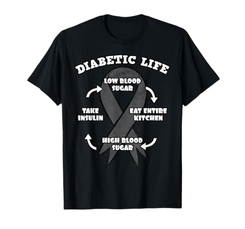 Diabetic Life Diabetiker Leben Insulin Diabetes Awareness T-Shirt