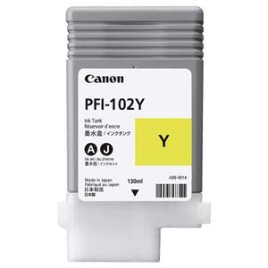 Amazon.co.jp: キヤノン インクタンク PFI-102染料イエロー 130ml
