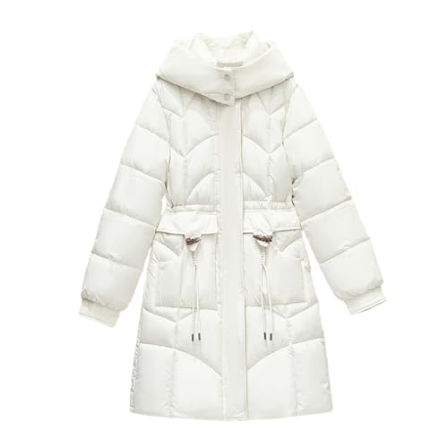Chaqueta de plumón para mujer: abrigo cálido e impermeable con capucha para senderismo 5
