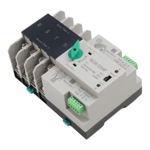 Conmutador automático doble potencia 400V 4P para evitar cortes en energía solar 6