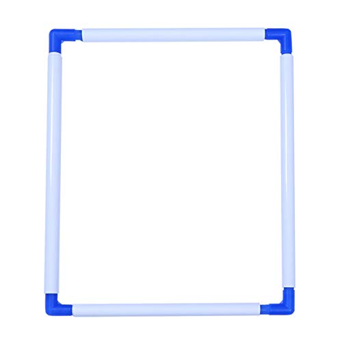 Beatifufu 1pc DIY Embroidery Frame Lap Stand Rectangle Embroidery Hoop for Crafts Decoration Clip Frame Random Color