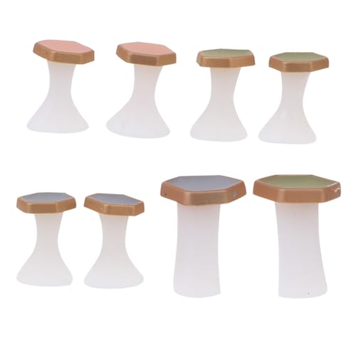 Ipetboom 8Pcs Silicone Toe Separators for Pedicure Washable Toe Dividers for Foot Care Comfortable Toe Spacers for Bunion Relief and Corrector Foot Remover Tool