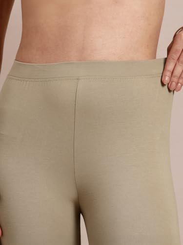 Image of TWIN BIRDS Super Stretchable Cotton Elasthane Fabric Ankle Length Leggings for Women