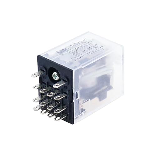 Relé electromagnético MY4N-J HH54P de 14 pines CA 220V 12V para cuadros eléctricos
