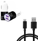 🔋 【 ULTRA RAPIDE 】- Ce chargeur auto assure à votre Honor X9a 5G une recharge ultra-rapide et sécurisée de votre appareil grâce à sa puissance optimale de 3.1A au total. Entrée: 100-240 V, Sortie: 5 V / 2,1 A et 5V / 1A, Chargeur auto avec 2 ports USB, pour brancher simultanément 2 appareils