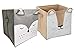 Lot de Boîte de rangement Lion et Renard,Boîte en tissu pliable en cube pour étagères et armoires.Boîte de tri à jouets pour les documents, les jouets et bien d'autres choses encore.30x30x30cm