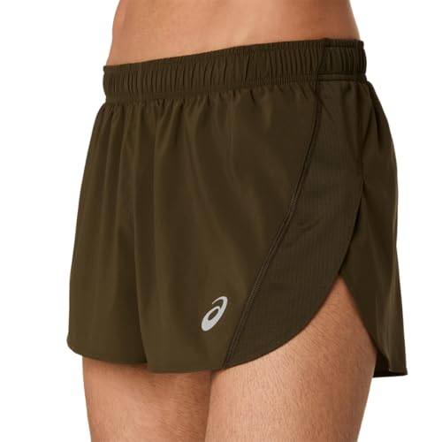 ASICS Men's Silver Split Short Running Apparel4