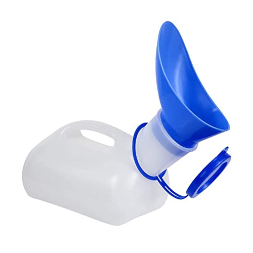 Orinatoi Unisex,Orinatoi per WC a Prova di Perdite Bottiglie per Urina di Plastica per Uomini Donne Vasino per Pipì di Emergenza Imbuto per Pipi per per Campeggio Viaggi all'aperto