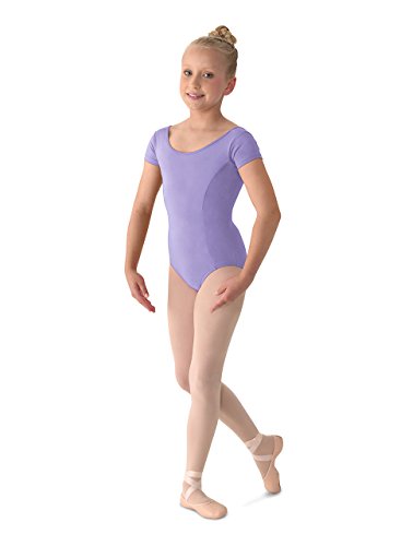 Mirella Girl's Princess Seam Cap Sleeve Dance Leotard