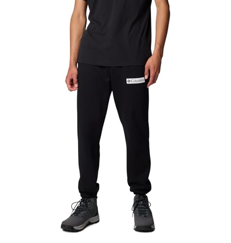 Columbia Men's Trek Jogger, Black/Puff Box Gem Logo, Small - image 1