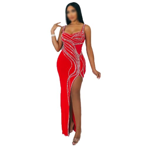 FROON Robe à Suspension en Strass