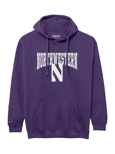 Image of JanSport NCAA Officially Licensed Rival Hoodie, Long Sleeve Unisex Sweatshirt, Cotton-Polyester Blend, Double-Layered Hood