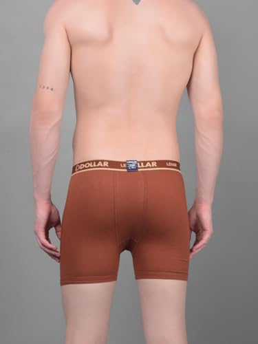 Image of Dollar Lehar Mens Combed Cotton Trunk - Actual Colour May Vary