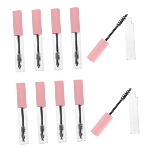 MOTHNUR 10 piezas Unidades Tubos de Rimel Vacíos con Varita para Pestañas Envase para Crema Pestañas Reutilizable para Maquillaje DIY Portátil y Duradero