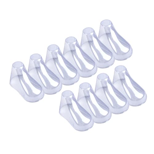 F Fityle 10x camilla transparente para zapatos de bebé, vitrina profesional, portátil, duradera, práctica, soporte para botas, pantalla moldeadora para, Los 8CM