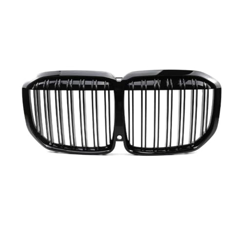 Grille de rein pour BMW X7 G07 noir brillant double latte 2019-2023