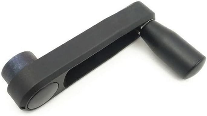 Nylon Hidden Folding Crank Handle with a Round or Square Installation Hole(Round 12 * 100(5pcs))