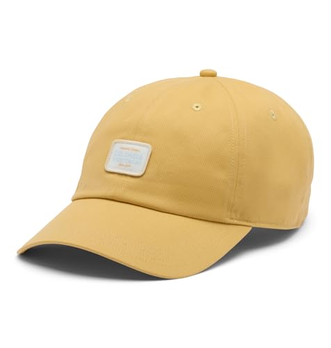 Image of Columbia Unisex Provisions Ball Cap, Lemon Wash /Mountain Landscape