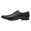 Beckett Mens Black Flat Lace Up Shoe - Size 8 UK - Black #3