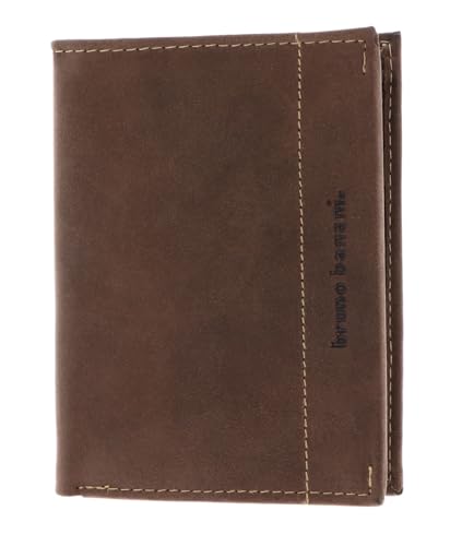 bruno banani Leder Geldbörse Wallet Brown Dunkelbraun