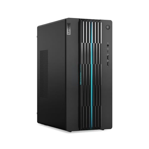Lenovo IdeaCentre Gaming 5 17ACN7 Gaming Desktop PC (AMD Ryzen 5 5600G, NVIDIA GeForce RTX 3060, 16GB DDR4 RAM, 512GB SSD, Windows 11 Home) - Black