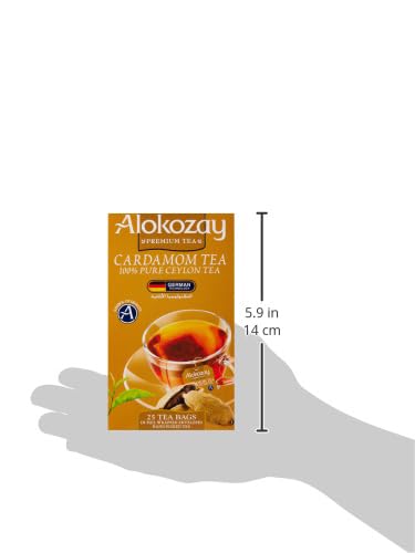 Alokozay Premium Tea Cardamom Tea 25 Tea Bags, 50g