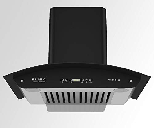 Image of ELISA 60 cm 1200m3 /hr Auto Clean Chimney (Amaze 60 Black, Baffle Filter)