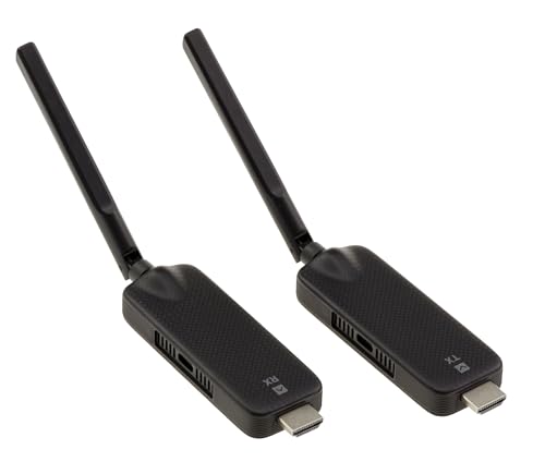 Questo kit consente di trasmettere segnali audio e video HDMI in alta definizione su lunghe distanze tramite Wi-Fi, con una portata che può raggiungere i 100 metri in ambiente libero.