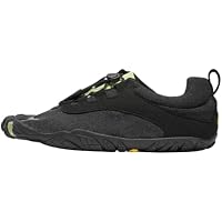 Vibram Fivefingers V-Run Retro para Hombre, Negro, Verde, Negro,