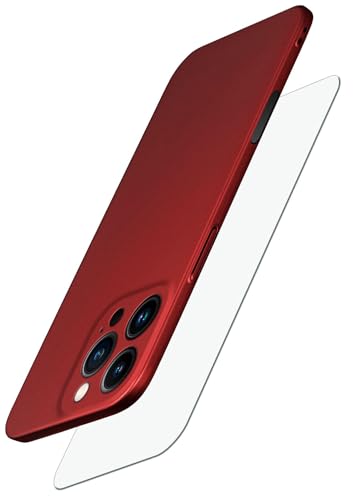 Coque rouge iPhone 16 Pro Max antichoc pour le quotidien