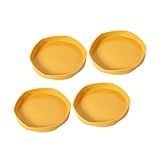 Alasum 4 Stück Teiliges Pflanzentopf untersetzer Robustem Kunststoff und Langlebig Geeignet für Innen Außenbereich als Pflanzgefäß zubehör zur Auffangschale von Überschüssigem Wasser