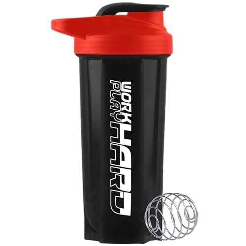 Image of Zyro Gym Shaker for Protein Shake Leakproof Shaker Bottles for Protein, Preworkout and Bcaa Shake, Protein Shaker Bottle for Gym Bottle for Men and Women BPA-Free Material Plastic, Multicolor 700 Ml